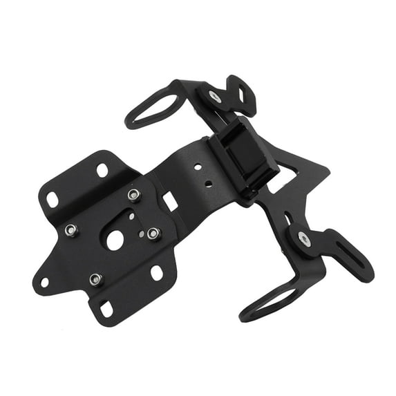 BIBABLYKE Compact & Reliable Motorcycle License Plate Holder Bracket with LED Waterproof Registration Brack Suitable for MT07