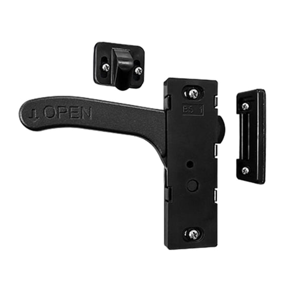 BIBABLYKE Durable Metal Door Handle Kits Metal Handle Lock for Screen Doors Secure Your Trailer with Ease Simple Installation