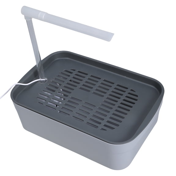 BIBABLYKE Electric Bird Bath Tub USB Power Parrots Shower Basin for Home Bird Feathered Caring Supply with Easy Control Water Flows