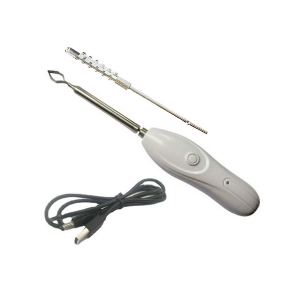 BIBABLYKE Electric Fruit and Vegetable Corer 1200mAh Rechargeable Battery for Efficient and Easy Cores Removal Rotating Cutter