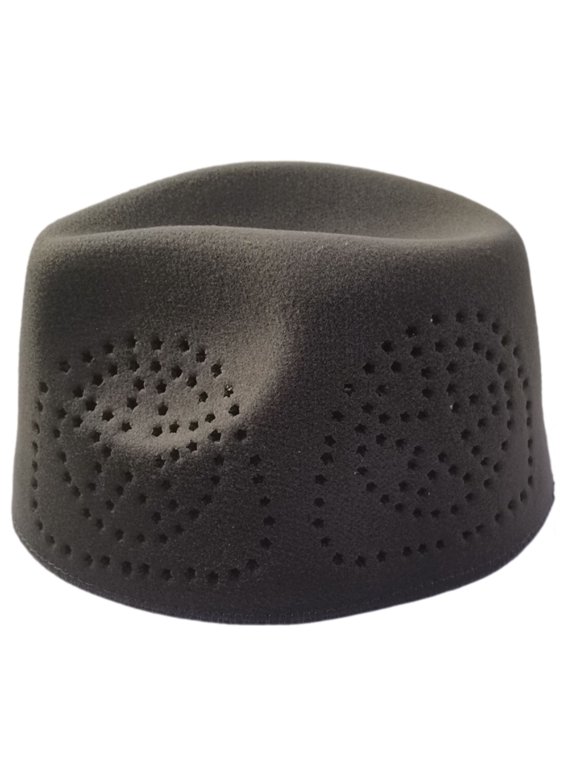 Elegant Men Prayer Caps Embroidery Hollowed Taqiyah Kufi Hat For Various Religious Activity Gathering And Everyday Wear