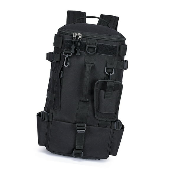 BIBABLYKE Fishing Backpack, Fishing Bag Fishing Tackle Backpack Fishing Rod Holder Bag Watertight Tackle Bag Shoulder Slings Bag