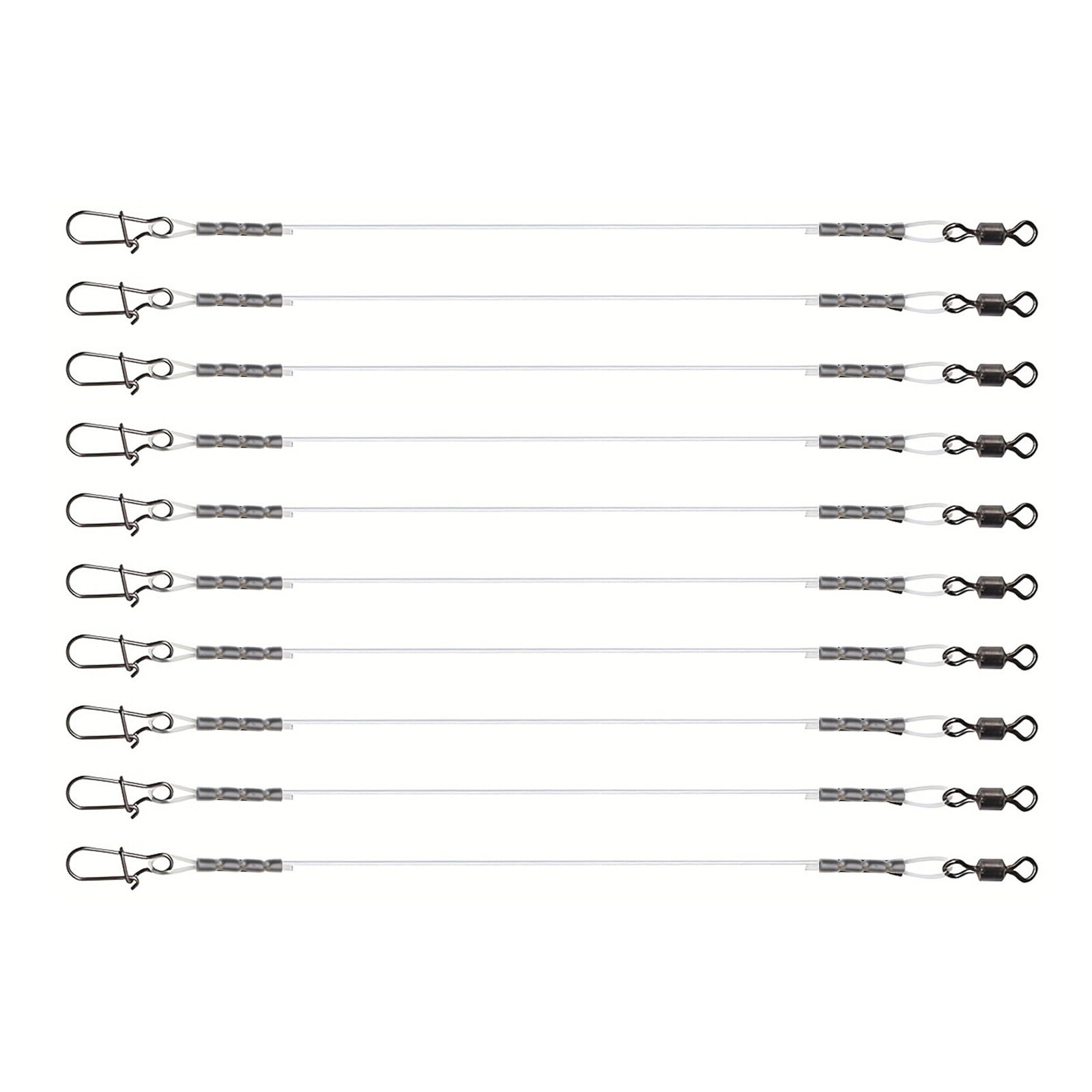 BIBABLYKE Fishing Wire Leader Antibite Leader Fishing Tackle Fish Hook ...