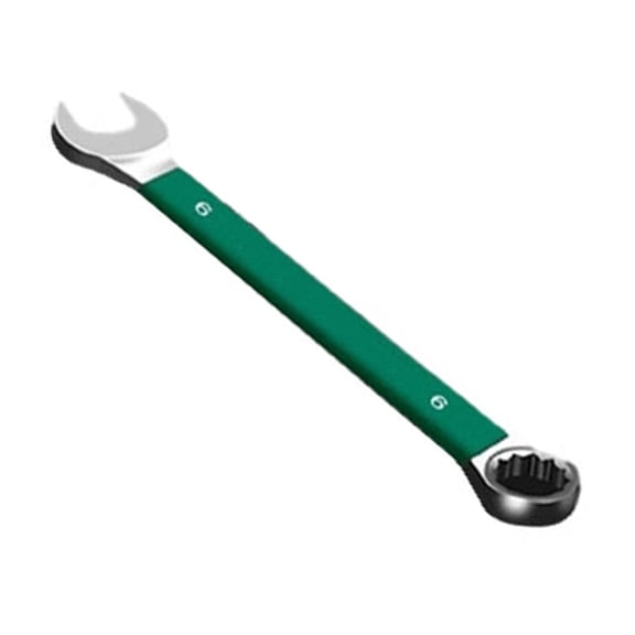 BIBABLYKE Fixed Head Spanner 6mm-32mm Professional Chrome Vanadium Steel Combination Wrench