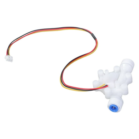 BIBABLYKE Fluidmeter Counter 0.25-2.5L/Min G1/4 DN8 Hall Effect Sensors Water Flow Meter for Water Dispenser Measuring Instrument