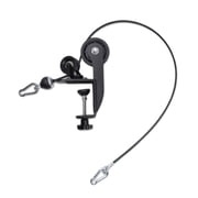 BIBABLYKE Forearm Strength Trainer for Desk Adjustable Resistance Arm Exerciser with Steel Cable Rope Forearm Wrist Roller Trainer