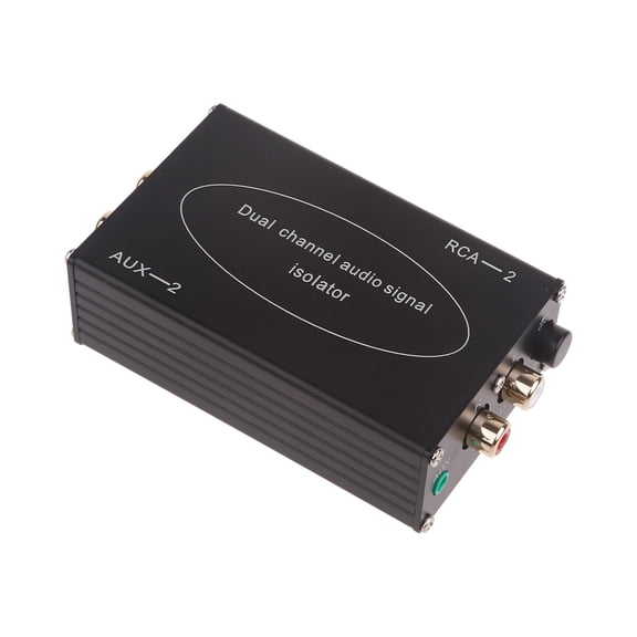 BIBABLYKE Ground Loop Noise Isolators for Car Home Stereo System 3.5mm Port Isolators Block External Interference, Improve Sound