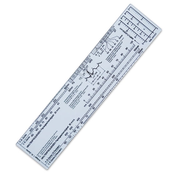 Heart Rate Tele Ruler BIBABLYKE Heart Rate Scale Ruler Heart Rate Measuring Tool Caliper for ...