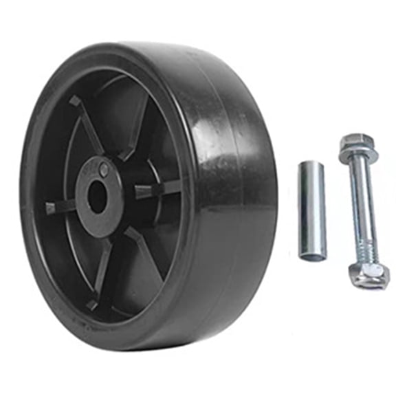 BIBABLYKE Heavy Duty Trailer Jacks Wheel 6 Inch Wheel Adjustable Height Wheel Strong Load Capacity Simple Installation for Trailers