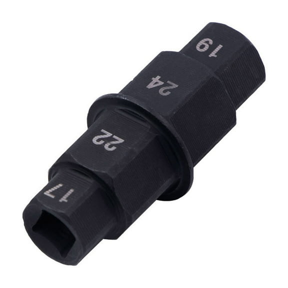 BIBABLYKE Hex Tool for Motorcycle Front Wheel, Hex Allens Spindle Tool Hex Bit Socket Wrench Tool 17 19 22 24mm