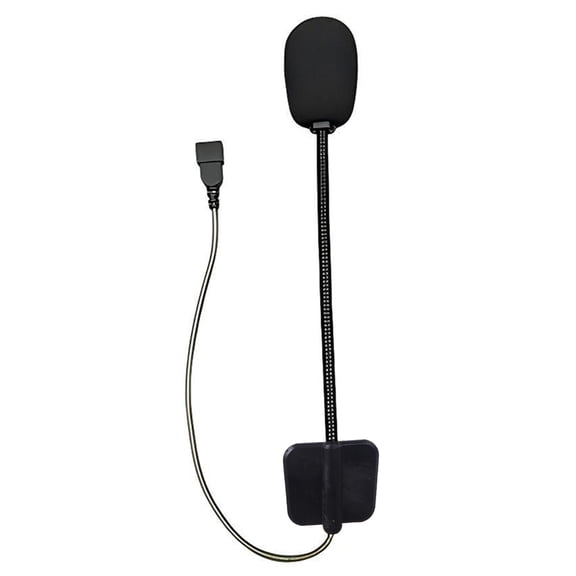 BIBABLYKE High Definition Noise Cancelling Wired Microphone Suitable For CARDO Asmax Reso Motorcycle Helmets Communication System