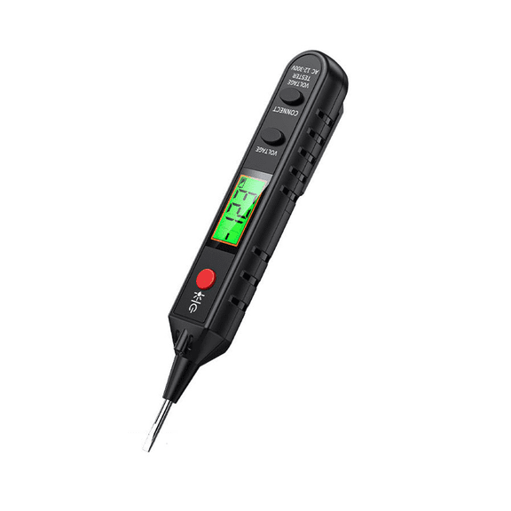 BIBABLYKE High Precisions Digital Voltage Tester With No Contact Sensing LED Screen Flashlights Data Hold Feature For Electricians