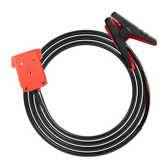 BIBABLYKE Jumper Cable Clamps for 18V Battery Jumper Starter, Automotive Boosters Cable 8AWG Cable Power Tool Line