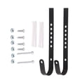 thumbnail image 1 of BIBABLYKE Metal Bike Front Basket Hook with Mounting Hardware Wire Basket Hook Adjustable Hardware Hanging Hooks Easy to Install, 1 of 7