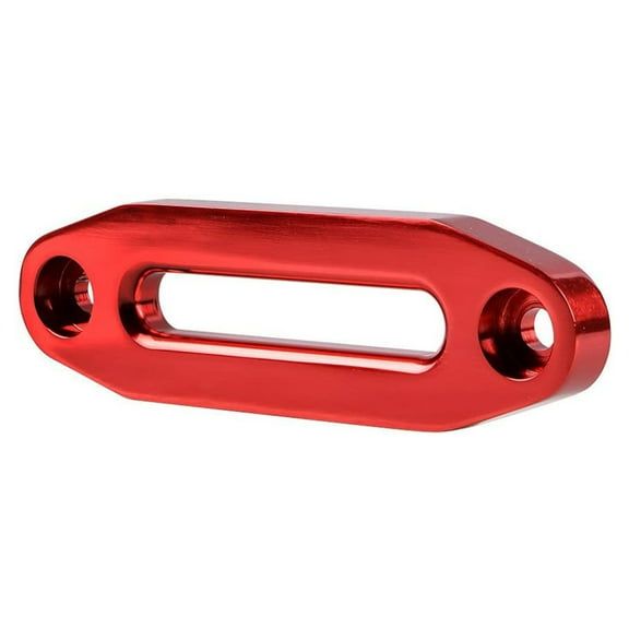 BIBABLYKE Metal Front Rear Hawse Fairlead Winch 4-7/8'' 124mm Mount Bolt Centers for 3000LBS ATV UTV Rope Cable Vehicle Accessory