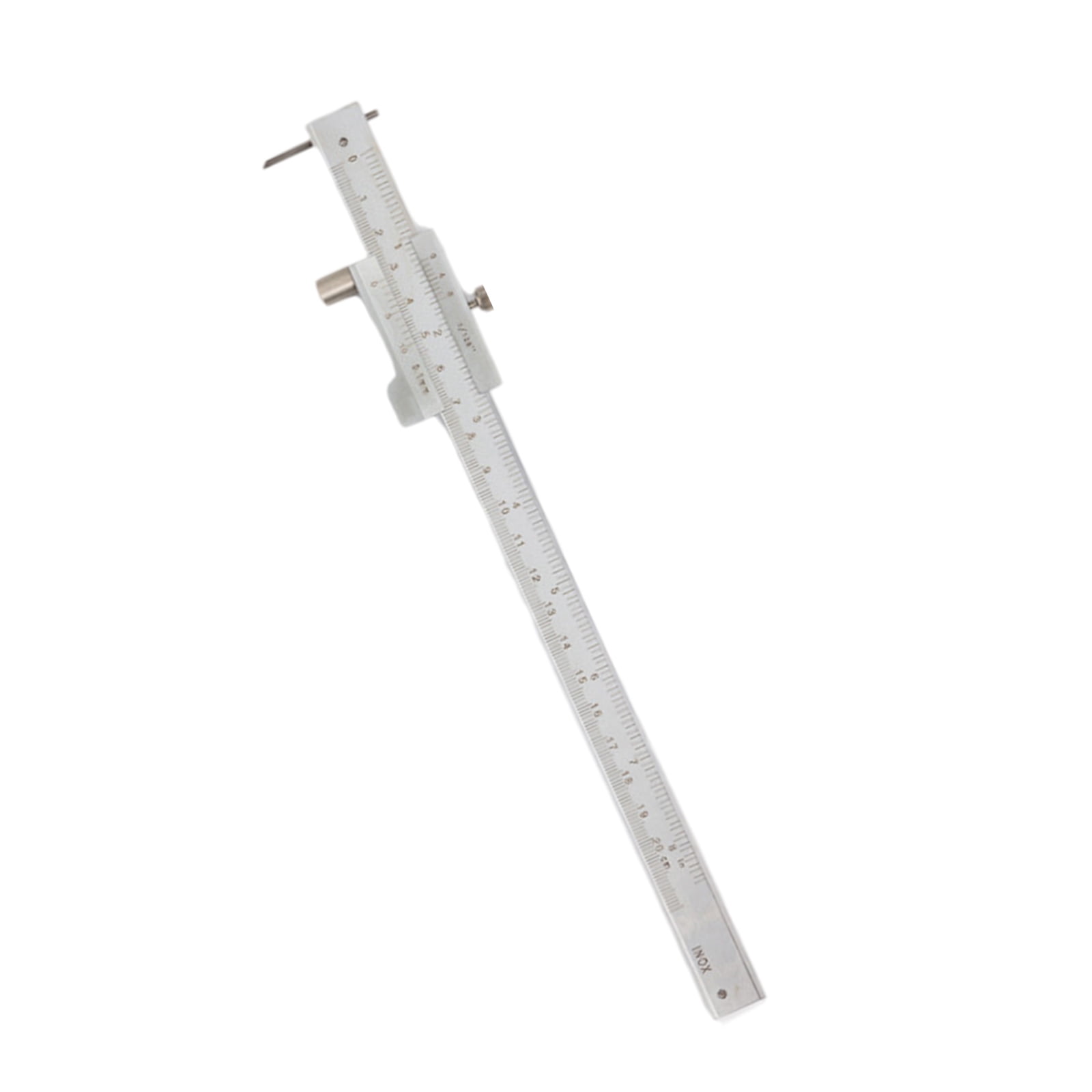 BIBABLYKE Metal Verniers Calipers 8in 200mm Stainless Steel with Engraveds Scale for Scribing Iron Wood and Other Surfaces