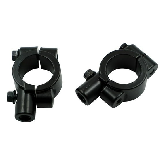 BIBABLYKE Motorcycle Handlebar Clamp Mirror Mount Base Bracket Holder Stand Multifunctional, Aluminum for Customized Viewing Angle