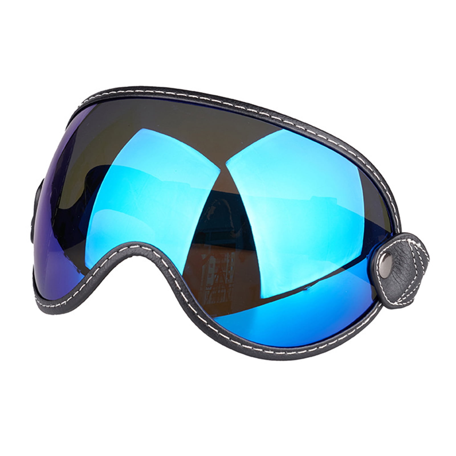 BIBABLYKE Motorcycle Riding Goggles Bubble Lens Windproof Riding Glasses Eye Protection Sunglasses Comfortable for Outdoor Sports