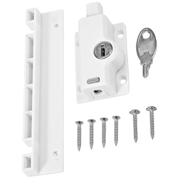 BIBABLYKE Pack of 1 Adjustable Window Restrictors With Portable Designs High Strength for Home Security and Ventilation Control