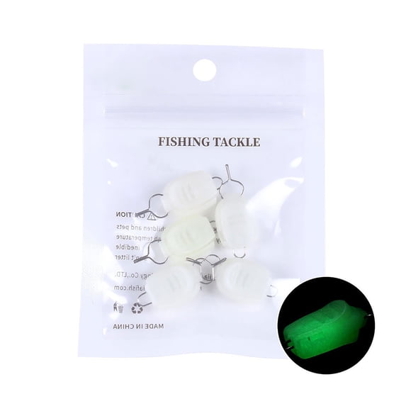 BIBABLYKE Pack of 5 Fishing Line Holder, Baitcasting Reel Fishing Line Holder Clip Fishing Line Buckle Stopper Fishing Line Keeper