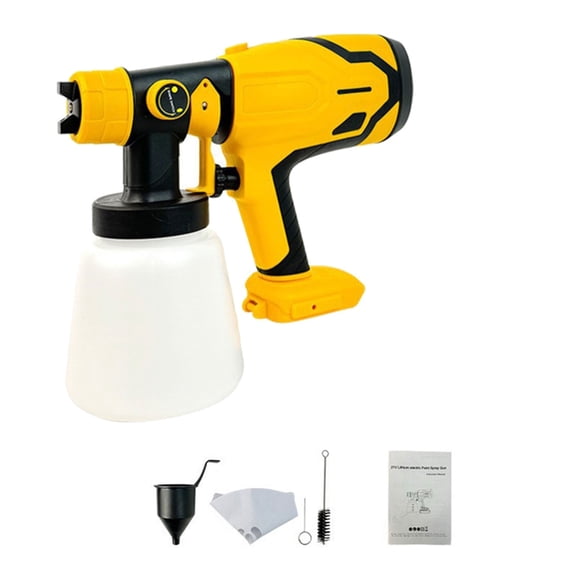 BIBABLYKE Paint Sprayer for House Painting 600W HVLP Airless Paint Sprayer with Nozzles 3 Patterns Sprays Paint Guns for Furniture