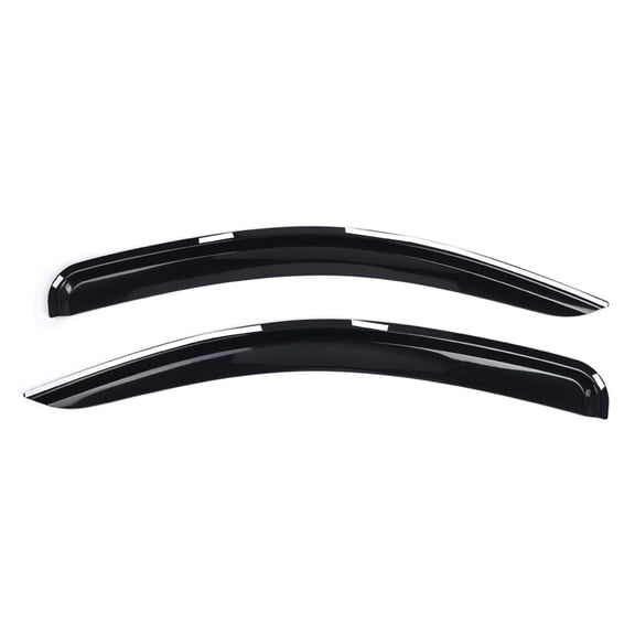 BIBABLYKE Pair Window Vent Visors Rain Guards Side Window Wind Deflectors Vent Shade for CUSTOM TRANSIT TOURNEO 2012-Up