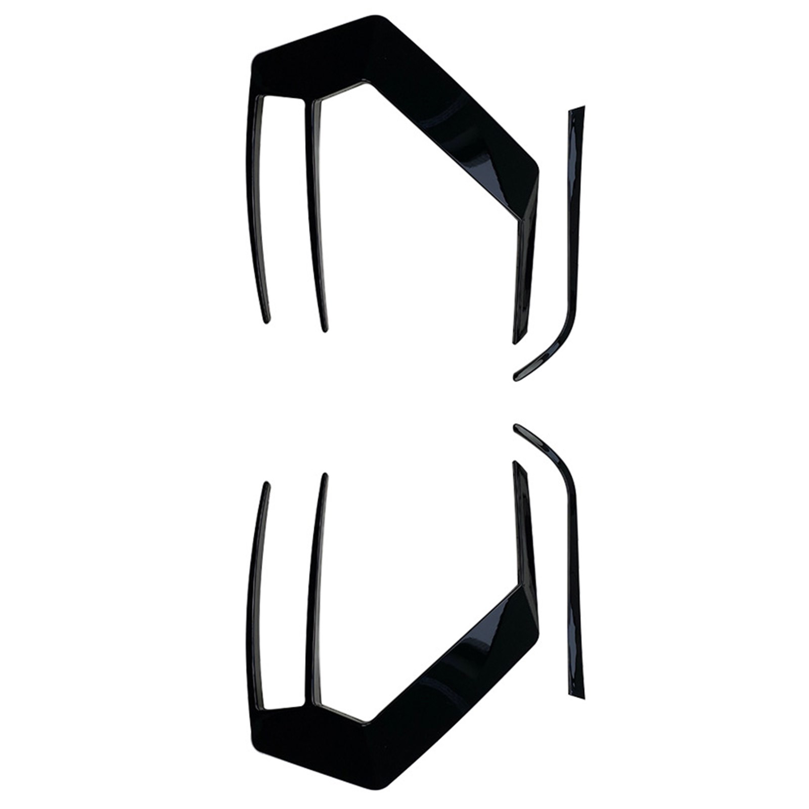 BIBABLYKE Plastic Rear Spoiler Easy To Install Rear Wing Stylish Rear ...