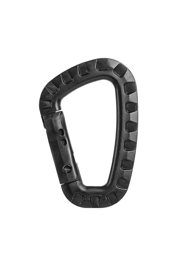 Plastic Snap Hook D Shaped Carabiner Tactically Backpacks Buckle Keychains D Rings Spring Gear Clip Easy to Use