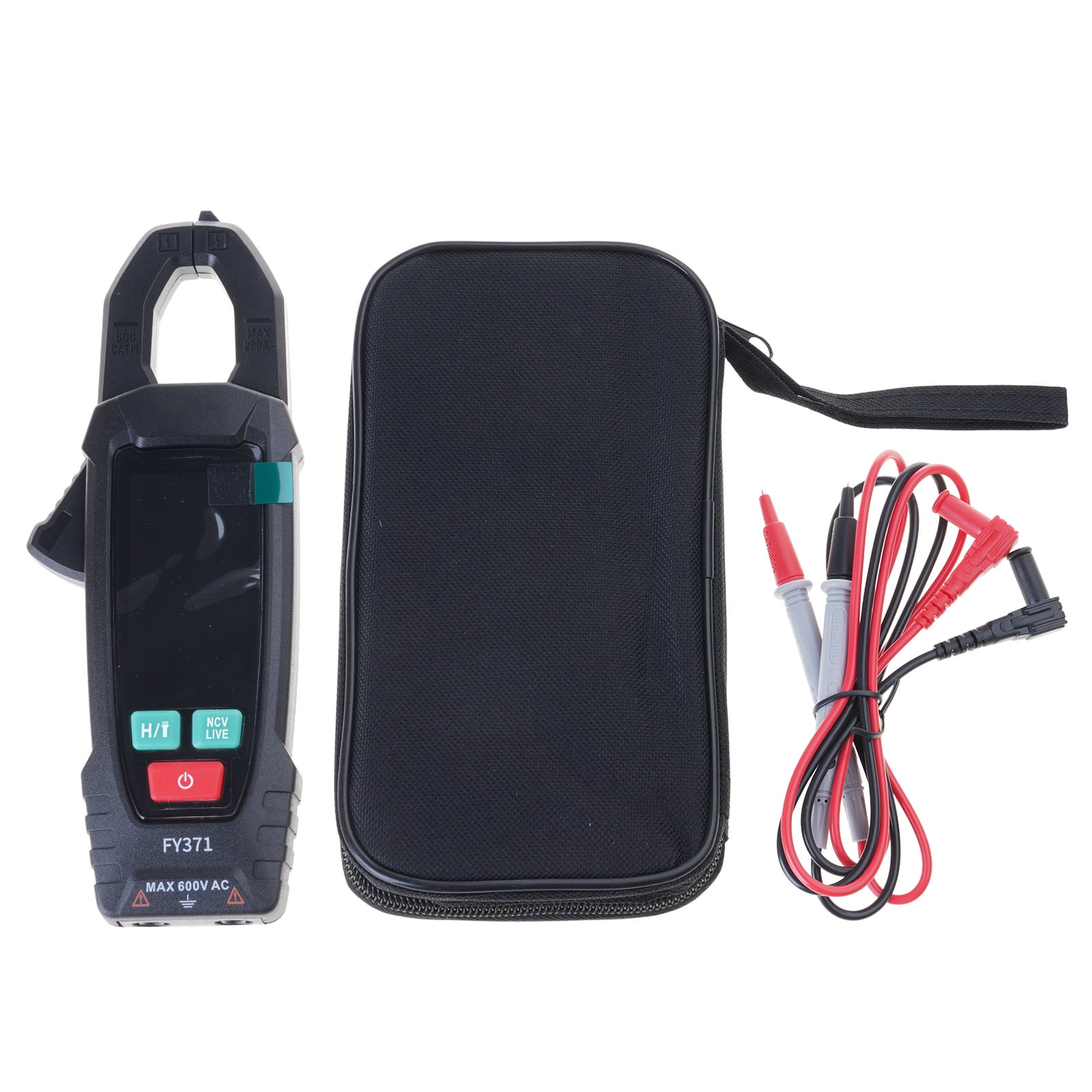 BIBABLYKE Portable Digital Clamp Multimeter for Accurate Measurement of Current Voltages and Resistance for Electrical Testing