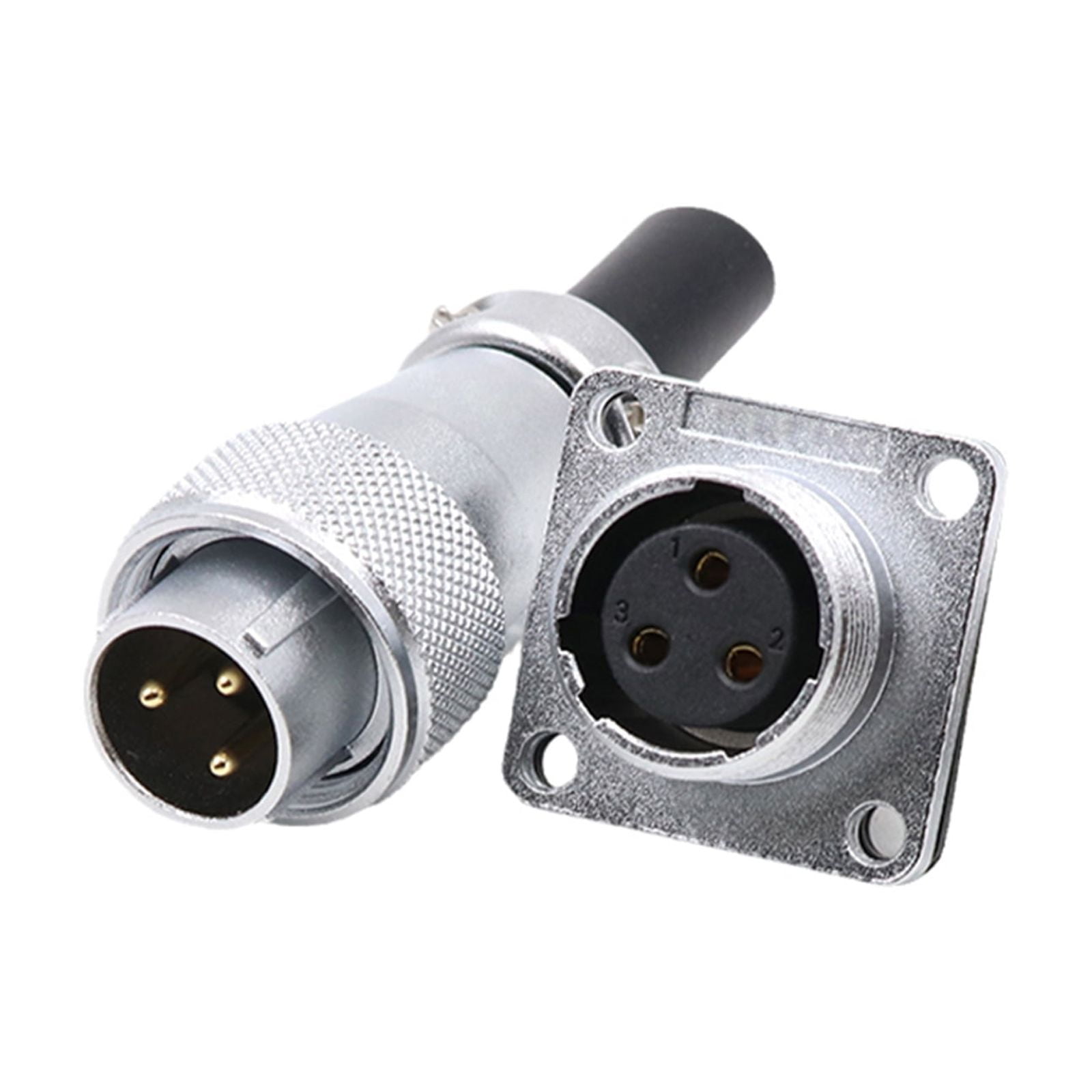 BIBABLYKE Quick & Secure Connection Male Female Metal Connector Easy to ...