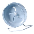 thumbnail image 1 of BIBABLYKE Quiet Hamster Exercise Roller Toy Running Wheel Plastic for Small Pet with Stable Base Funny Pet Cage Entertainment Toy, 1 of 7