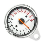 BIBABLYKE Retro Motorcycle Tachometer Monitoring 1.6W Metal Housing Electronic Inductive Pointers RPM Gauge for Bike Customization