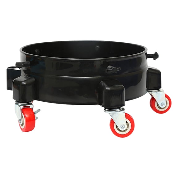 BIBABLYKE Rolling Bucket Holder with Wheels Easy Maneuverability & Tool Storage Mobile Car Wash Bucket with Wheels for Car Wash