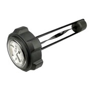 BIBABLYKE Screw On Gas Caps with Gauge Fuel Level Sensor Liquid Measuring Instruments for Snowmobile ATV 7.3Inch/15.9Inch