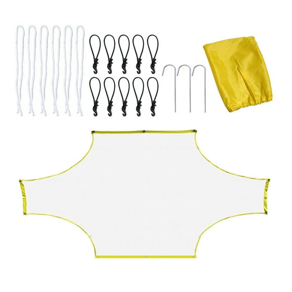 BIBABLYKE Soccer Goal Targets Net Portable Soccer Net Practice Goal Shots Football Training Net Scoring Training Equipment