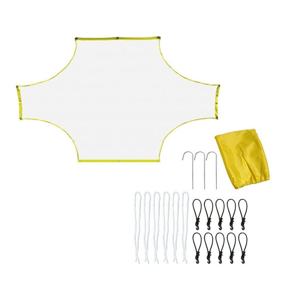 BIBABLYKE Soccer Goal Targets Net Portable Soccer Net Practice Goal Shots Football Training Net Scoring Training Equipment