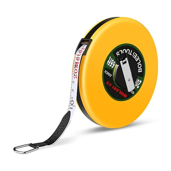 BIBABLYKE Soft Tape Measure 20/30/50m Accurate Measuring Tape with Double Scales Soft Ruler Roll Lightweight for Construction