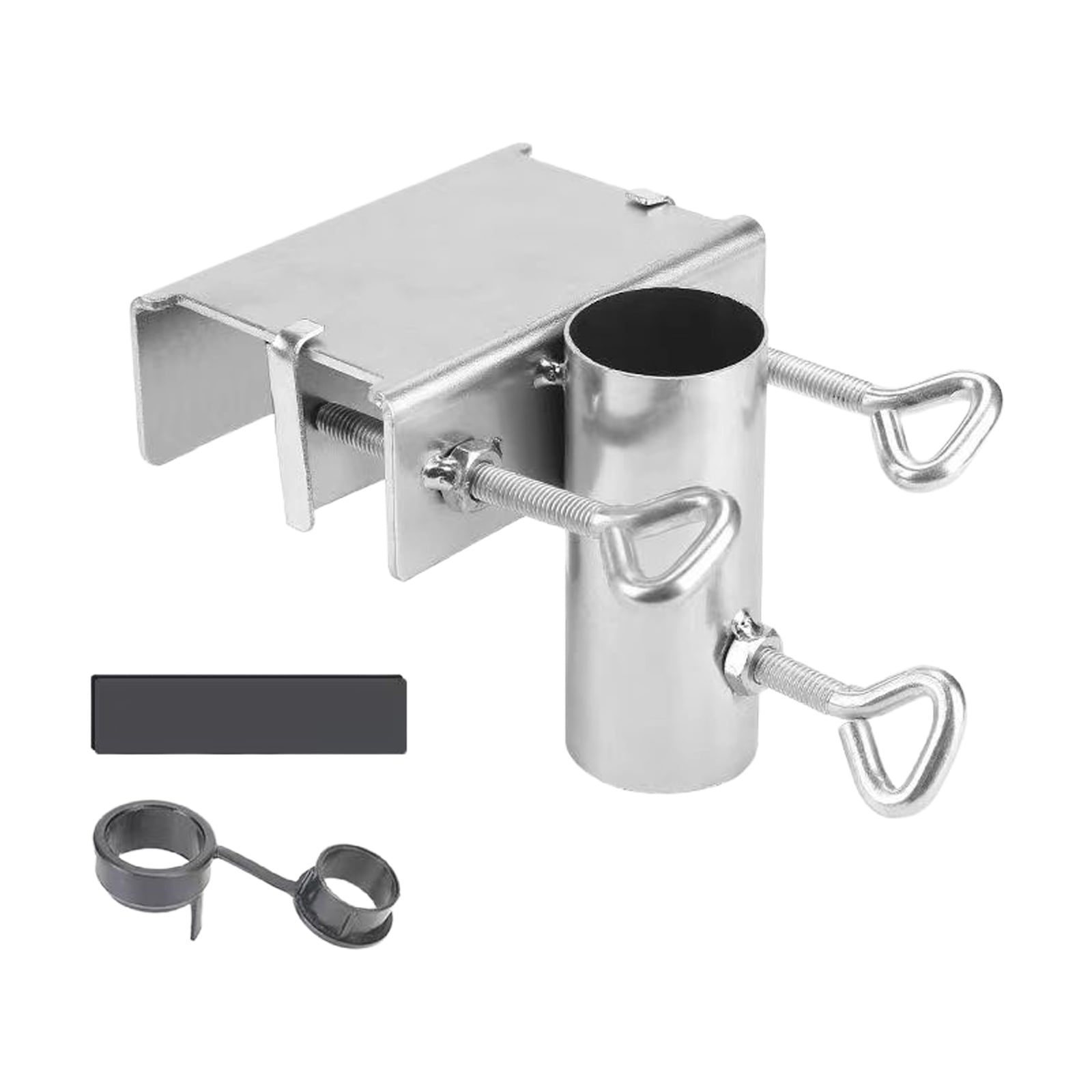 BIBABLYKE Space Saving Deck Parasol Holder Suitable for Balconies Deck Railing Umbrella Stand For Decks Terraces Balconies