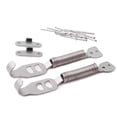thumbnail image 1 of BIBABLYKE Stainless Bonnet Springs Fastener Clips Hood Pin Lock Kit Car Hood Spring Pin Kit Car Hood Clips Automotive Clip, 1 of 7