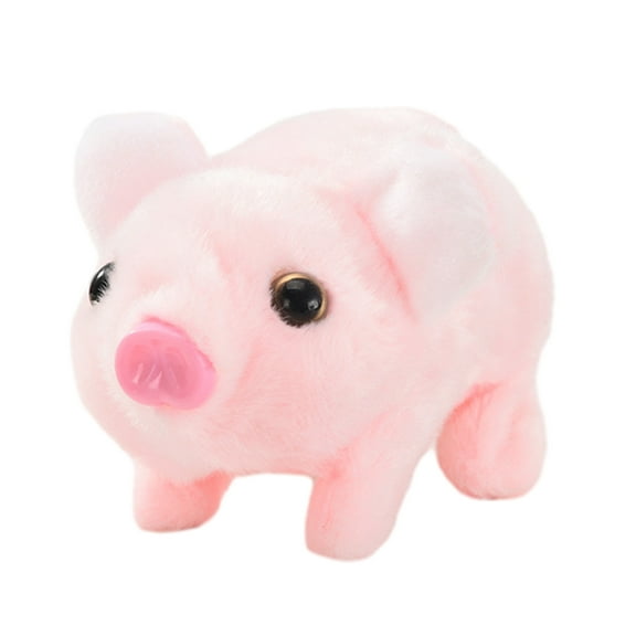 BIBABLYKE Stuffed Animal Oinking Walking Pig Nose Twitching Electric Plush Toy Great Gifts for Toddlers Boys Girls Kids