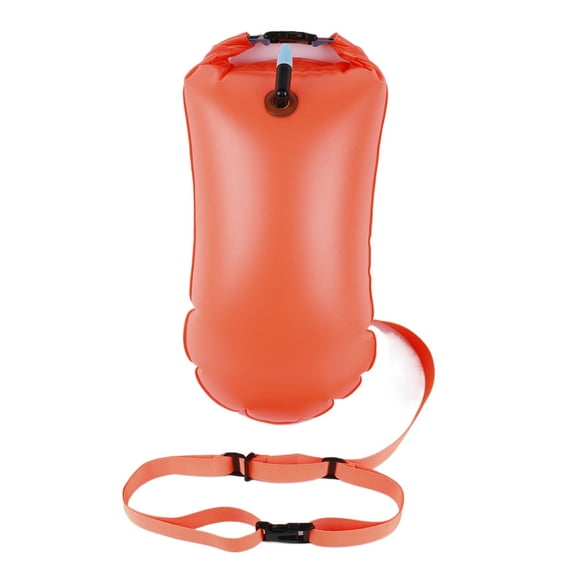 BIBABLYKE Swimming Buoy Waterproof Inflatable Dry Bag Swim Safety Float for Water Sports, Open Water Float for Swimmers Snorkelers