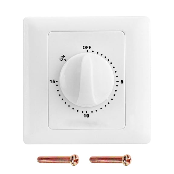 BIBABLYKE Time Switches Countdowns Timers Digital Timers Control Switches Cover Automatic Power Close Mechanical Time Switches
