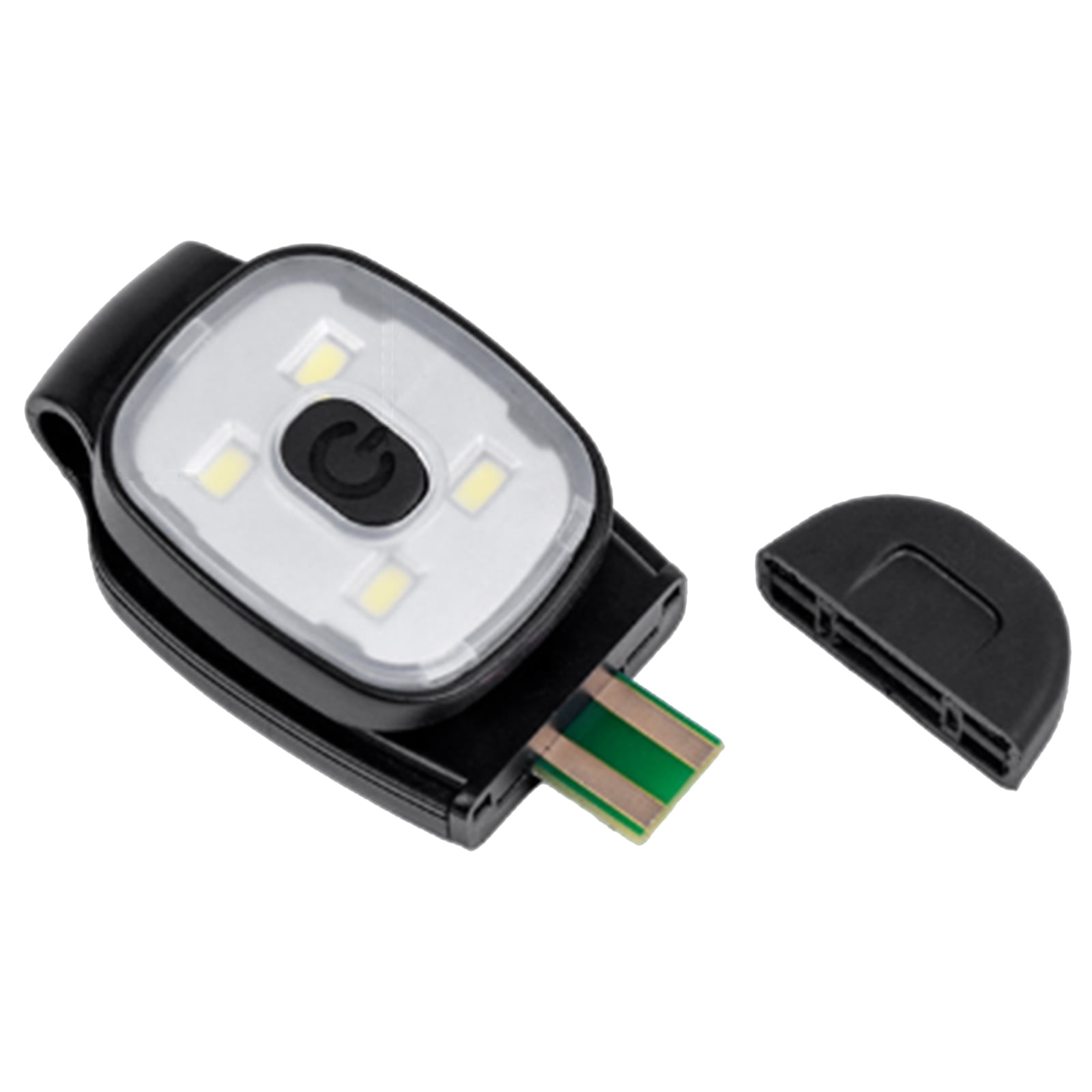 BIBABLYKE USB Rechargeable LED Clip on Lights Night Running Chest ...