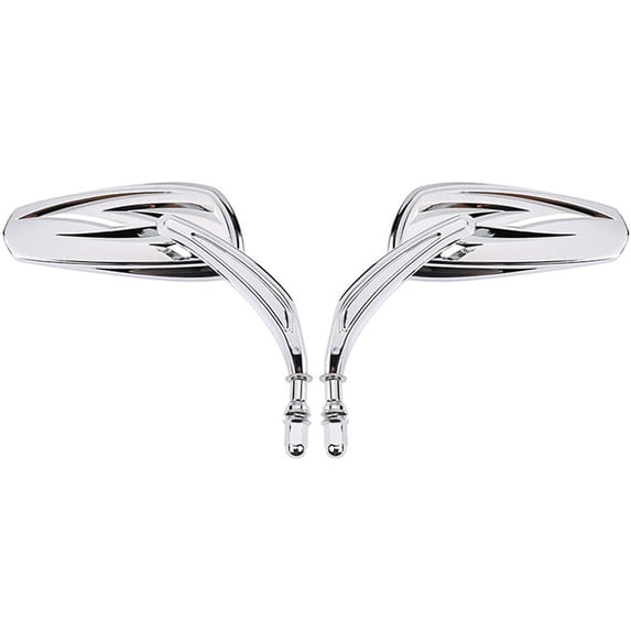 BIBABLYKE Universal Handlebar End Reflector Mirrors For XL1200X Electric Vehicle Rear View Mirror Motorcycle Blind Mirrors 2x