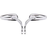 BIBABLYKE Universal Handlebar End Reflector Mirrors For XL1200X Electric Vehicle Rear View Mirror Motorcycle Blind Mirrors 2x
