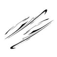 thumbnail image 1 of BIBABLYKE Universal Motorhome Side Stripes Sticker Car Body Decoration Waterproof Vinyls Decal Stickers for Caravans Campers Picku, 1 of 8