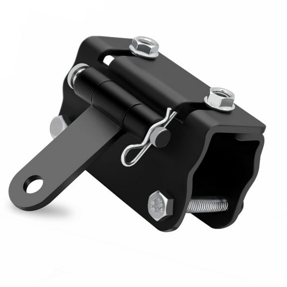 BIBABLYKE Universal Snowmobile Bumper Hitch Adjustable Heavy Duty Steel Towing Tool Snowmobile Bumper Hitch Stable Towing Support