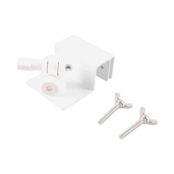 BIBABLYKE Universal Solar Panel Gutter Mount Adjustable Solar Panel Gutter Mount Simple Installation for Home Security Cameras