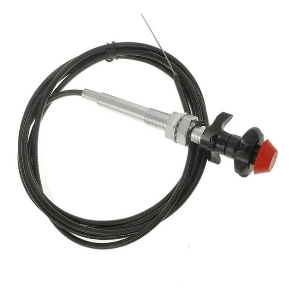 BIBABLYKE Vernier Locking Throttle Control Cable 55204 VCGTX10 Durable with 2 in Spare Part Multi Purpose for Length Universal Fit