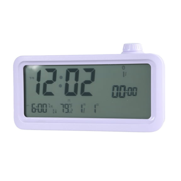 BIBABLYKE Visual Timer With Digital Alarm Clock, 60Minute Countdown, Adjustable Brightness, Temperature Display For Study Kitchen